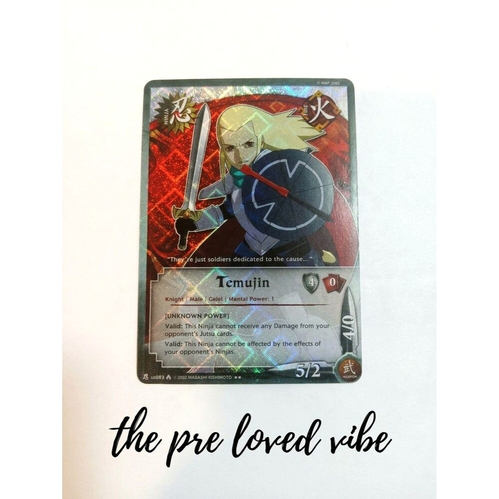Naruto CCG - Temujin - Diamond Foil 1ST ED - LINEAGE OF LEGENDS